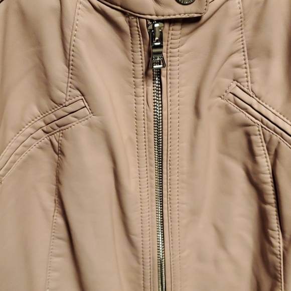 Guess Vegan Leather Jacket - Picture 3 of 9